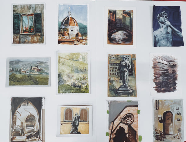 Statue above Florence image 2