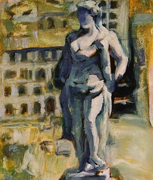 Statue above Florence image 0