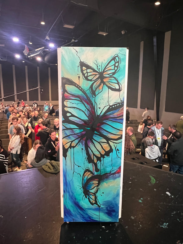night 2 painting live at leaders conference 
